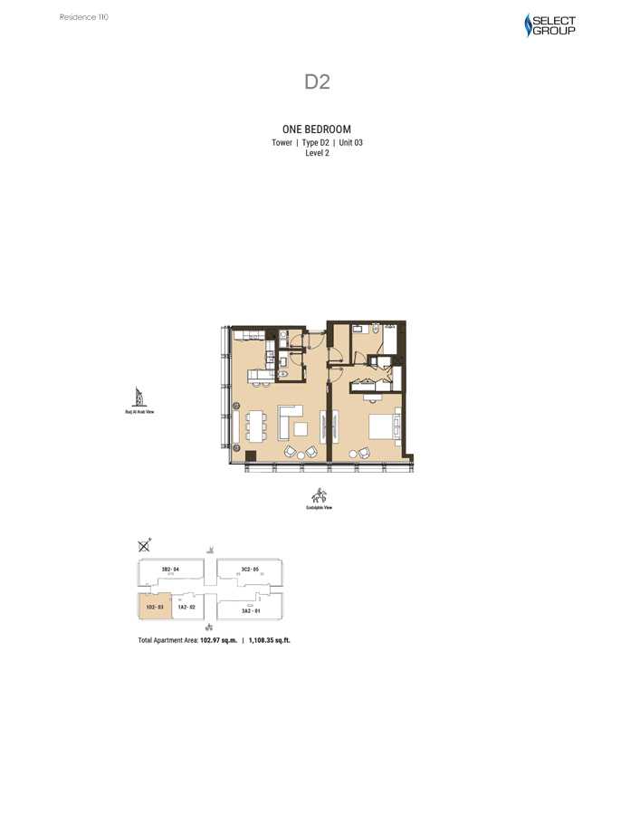 Type D2, Level 2, Unit 3